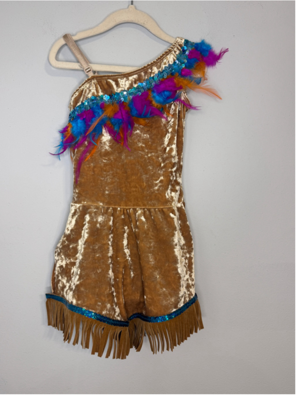 Girls Dansco Velvet Pocahontas costume Size M